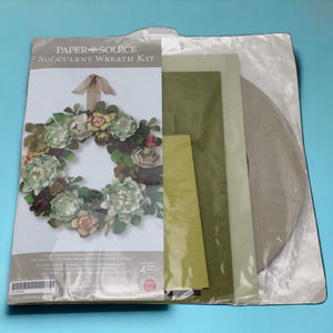 Paper Source Succulent Wreath Kit 16"
